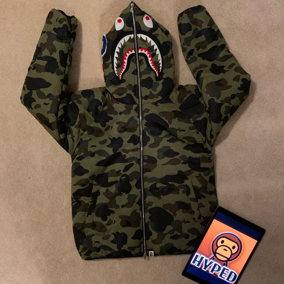 Bape Other - Bape / A Bathing Ape Shark Puffy Jacket